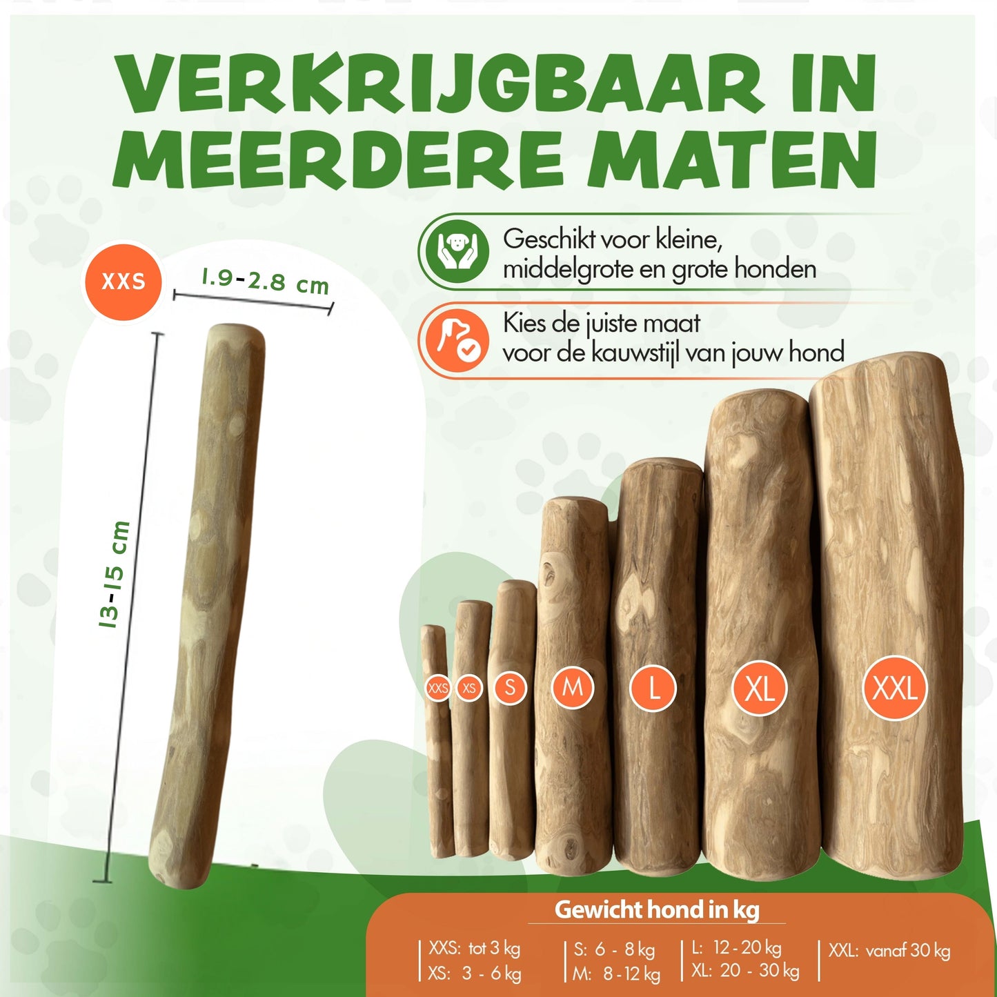 Kaustab Coffee Wood XXS - Pro Stück