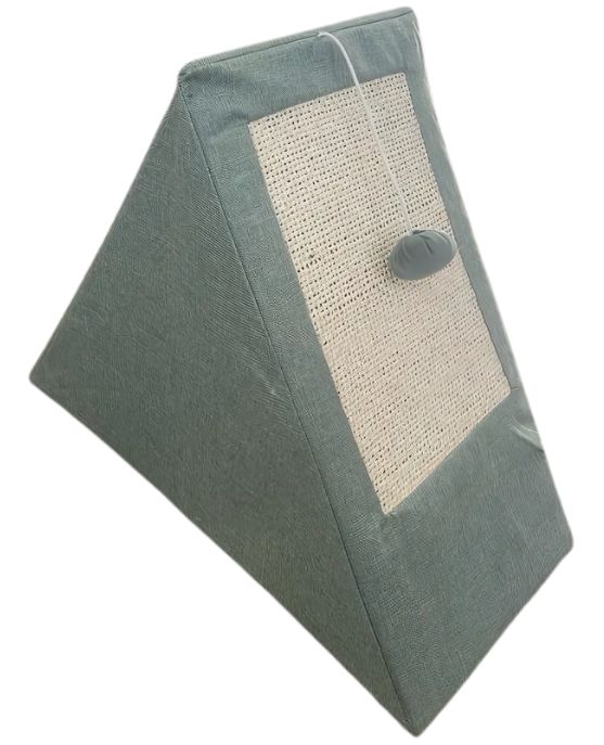 Katzenhaus Pyramide mit Kratzmatte - 51 x 25 x 40 cm