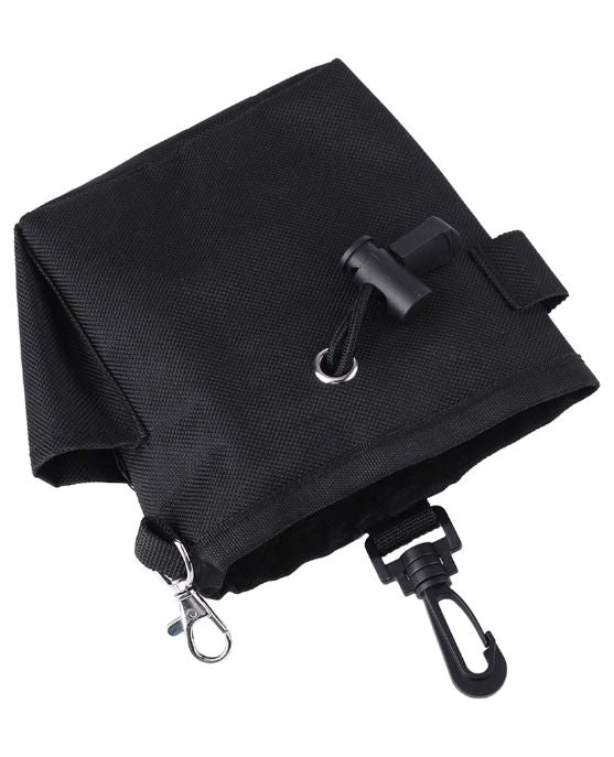 Belohnungstasche Snacktasche mit Fach für Hundekotbeutel - Schwarz - Pro Stück