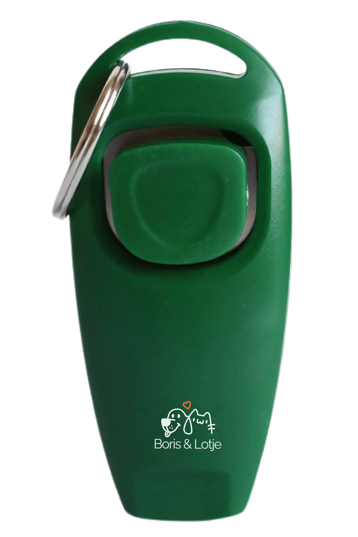 Clickerhund mit Pfeife Grüner Edelstahl - Pro Stück