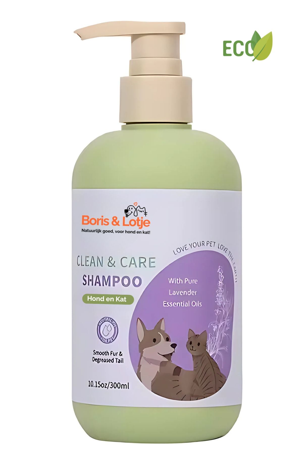 Bio-Hundeshampoo - Kokosnuss-Lavendel - Pro 300 ml