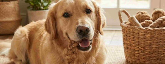 Natuurlijke materialen voor hondenspeelgoed: wat is veilig en wat niet?