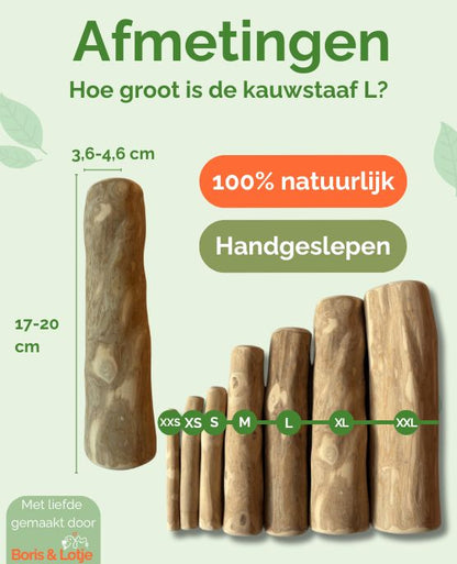 Kaustab Kaffeeholz L - Pro Stück