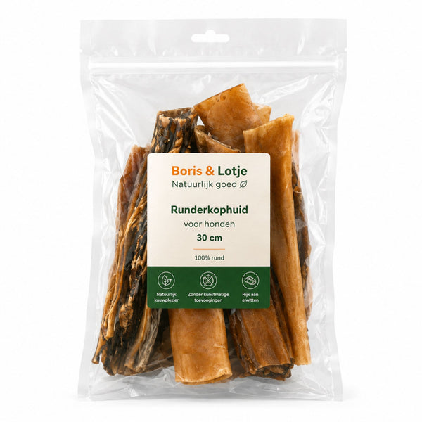 Runderkophuid 30 cm - 500 gram
