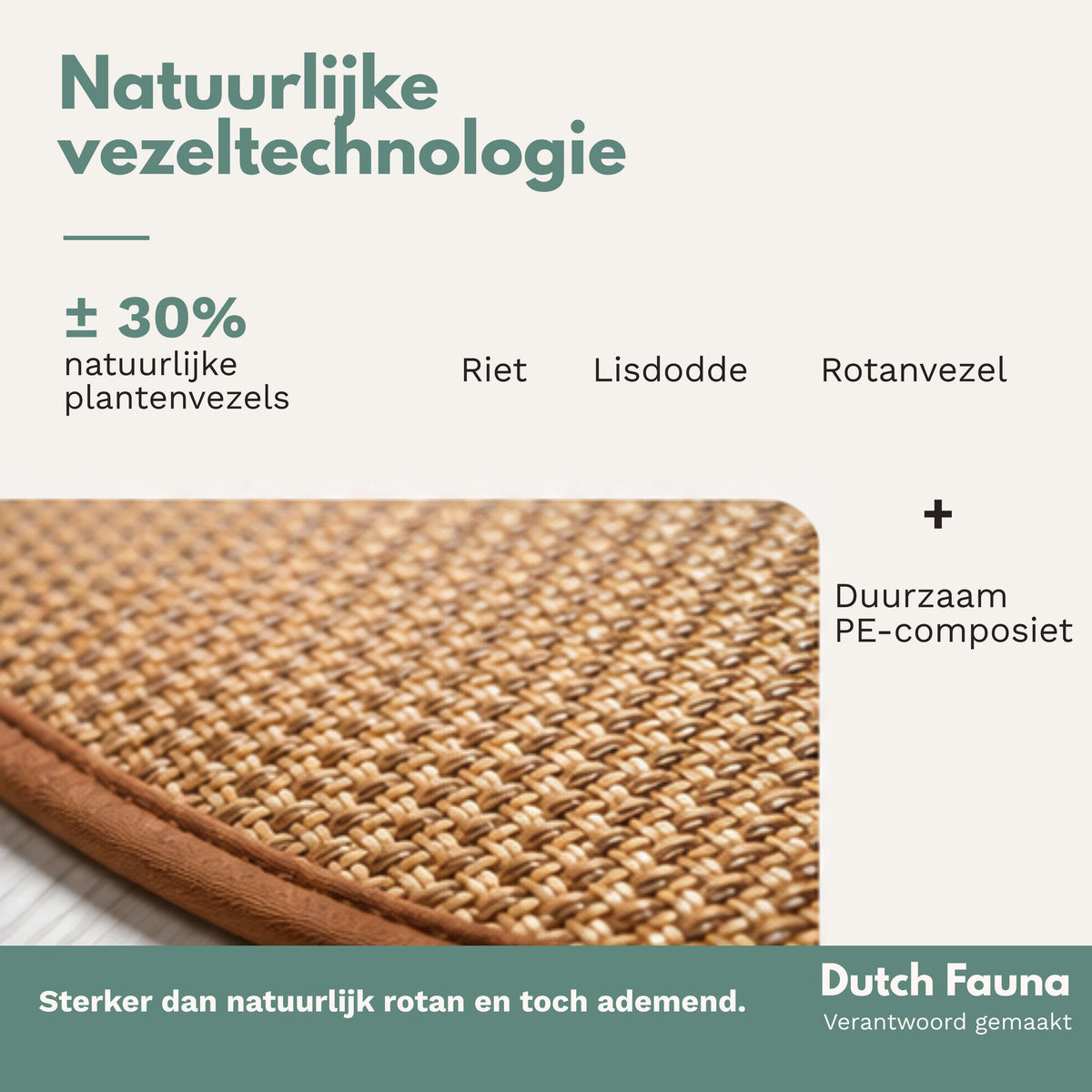 Dutch Fauna Luna Kühlende Hundematte & Katzenmatte - aus 30% Pflanzenfasern