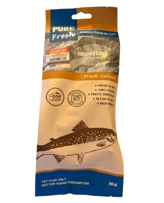 Lachs-Katzensnacks 100% natürlich 70 Gramm – Pro Stück