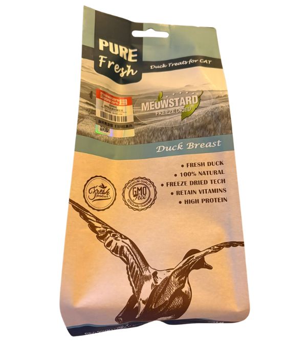 Entenbrust Katzensnacks 100% natürlich 70 Gramm – Pro Stück