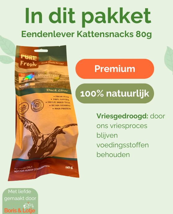 Entenleber Katzensnacks 100% natürlich 70 Gramm – Pro Stück