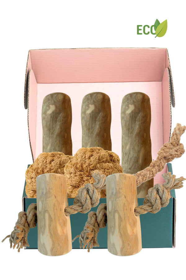 Deluxe Hundepaket XL - Natürliches Kauen und Spielen 