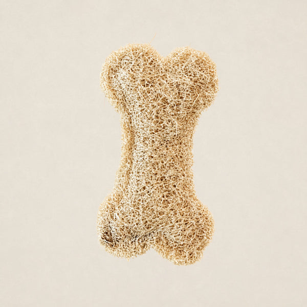 Natürliche Zahnbürste für Hunde – Hergestellt aus 100 % Luffa