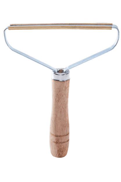 Fusselrasierer für Kleidung 14 x 18,5 cm Holz Edelstahl Kupferbeschichtet - Pro Stück