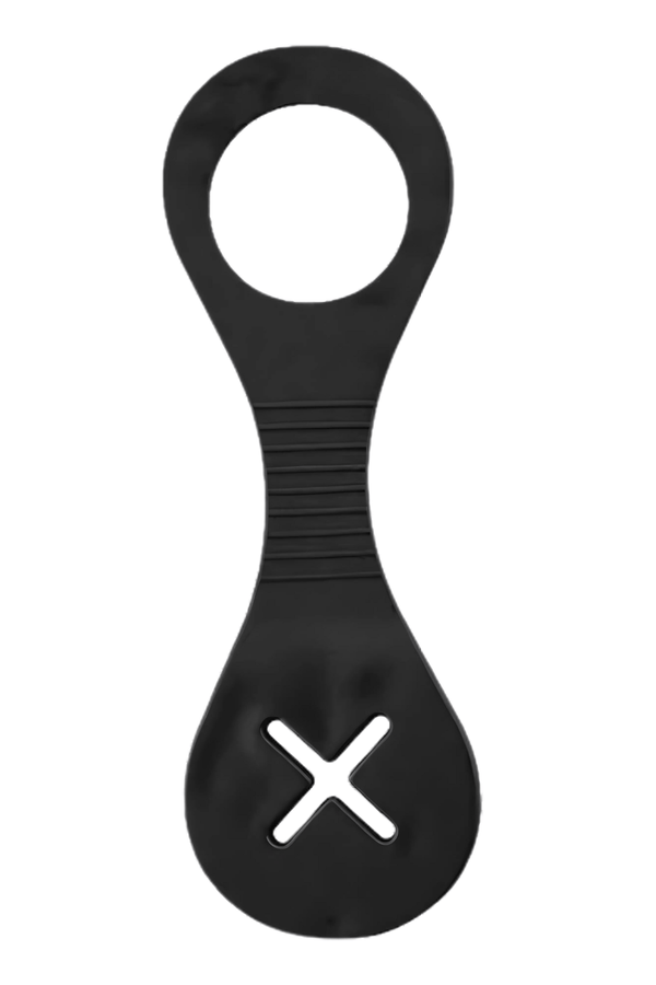 Schwarzer Kotbeutelhalter, 13 x 4 cm - Pro Stück