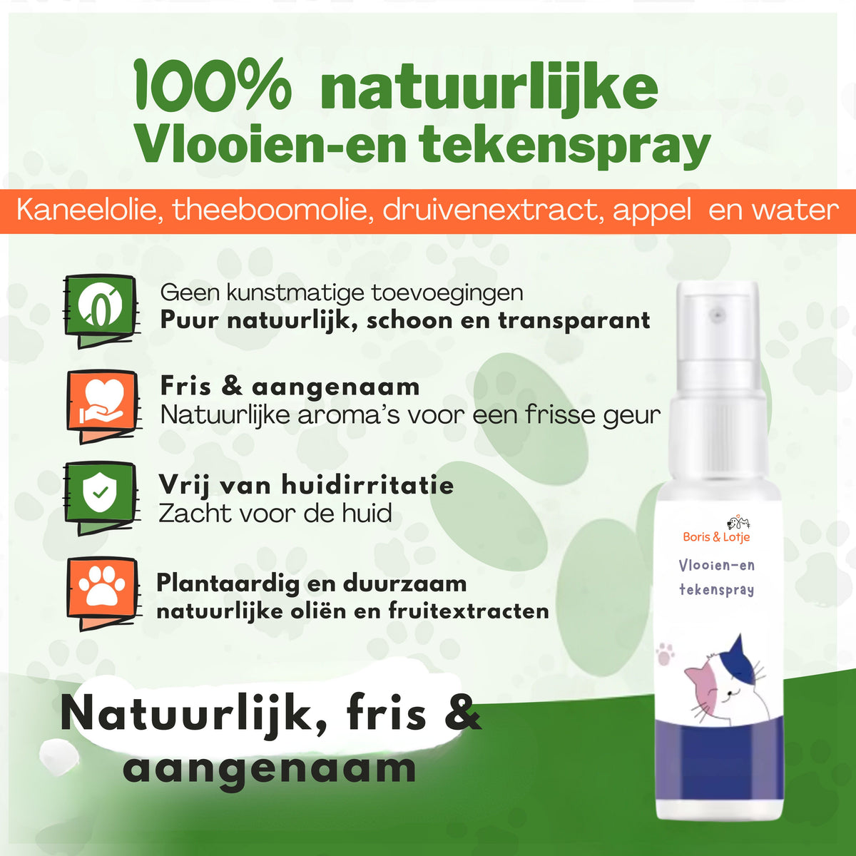 Flohspray und Zeckenspray für Hund und Katze – 100 % natürlich