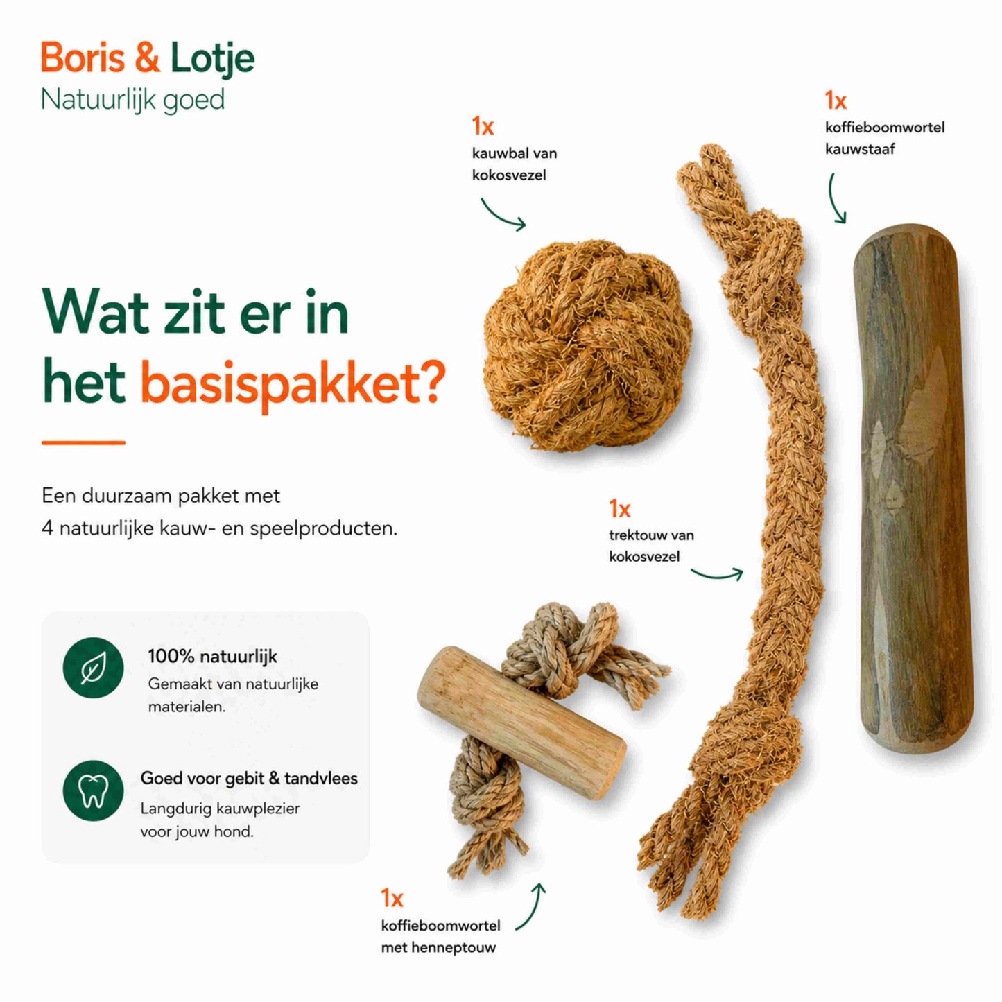 Basispaket M - Natürliches Kauen und Spielen