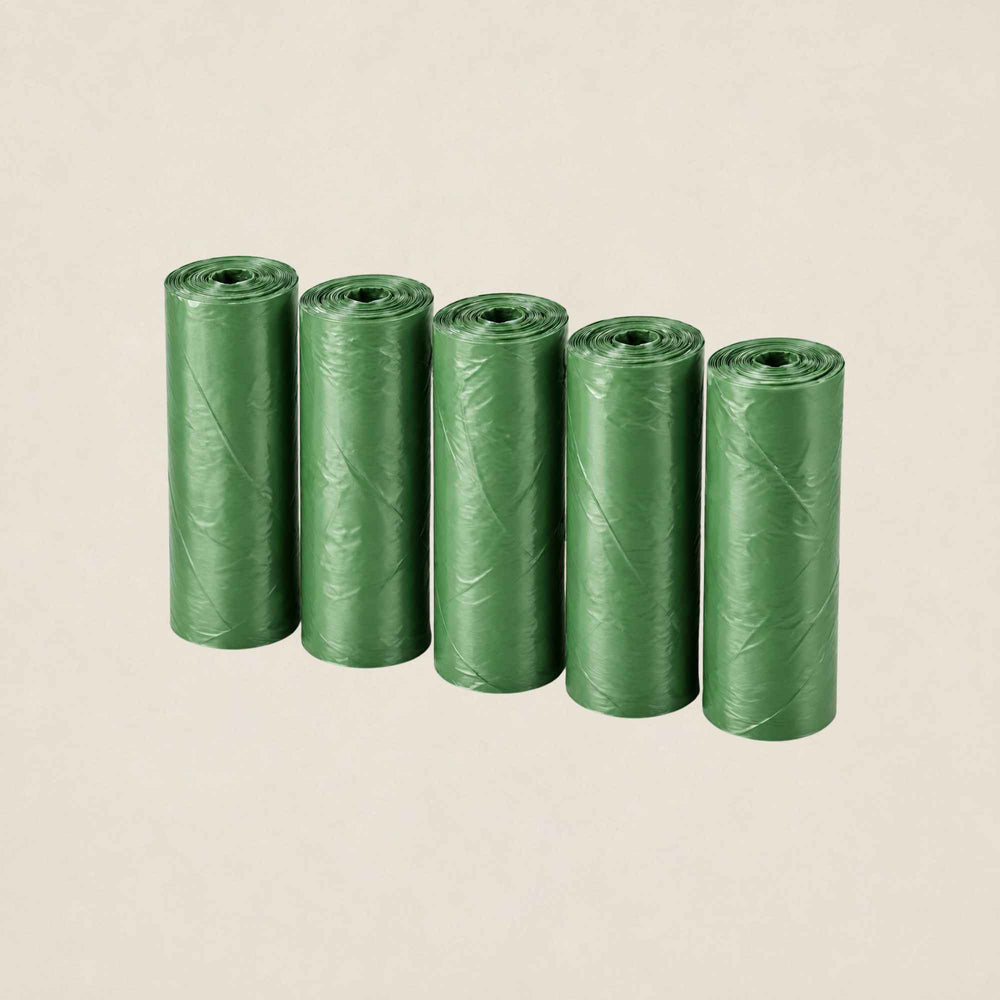 Biologisch abbaubare Hundekotbeutel - 5 Rollen