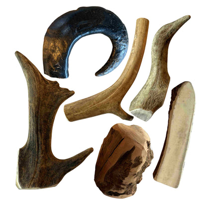 Probeerbox natuurlijke kauwsnacks (6 stuks), honden 14 tot 30kg, maat L