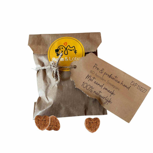 Prä- &amp; Probiotika Hund - Unterstützt Verdauung &amp; Abwehrkräfte - 60 Hundeleckerlis mit Entengeschmack